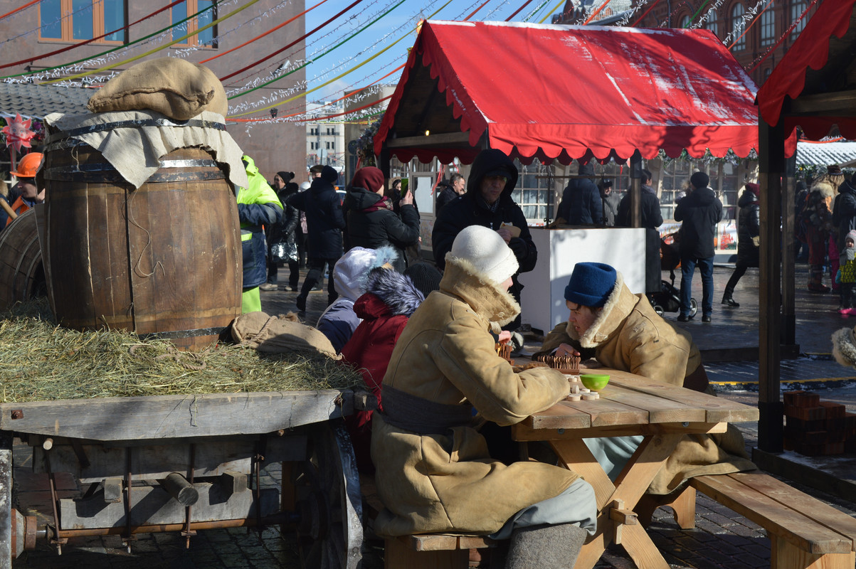 Масленица в Москве. 