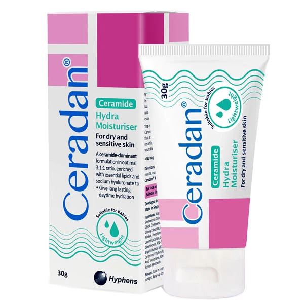 CERADAN Ceramide Hydra Moisturizer for Dry & Sensitive Skin 30g