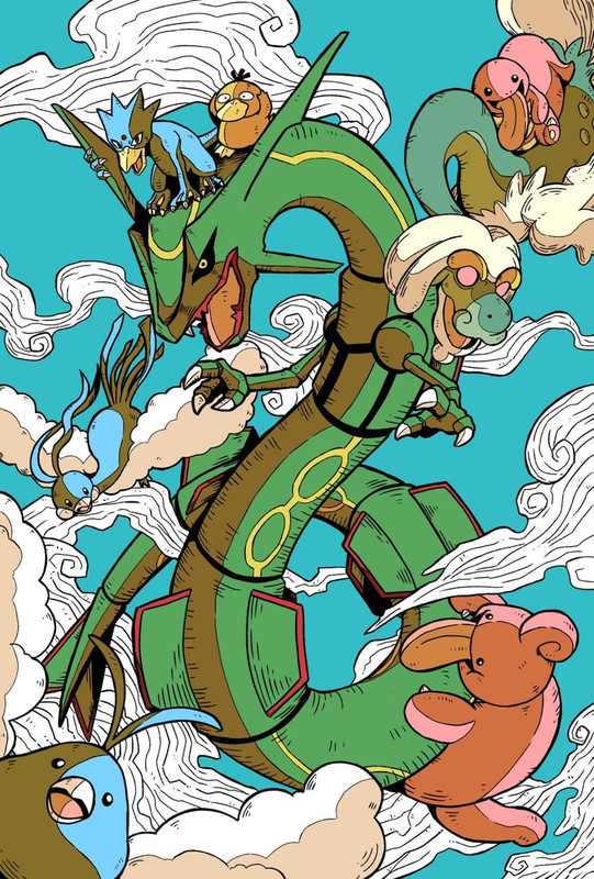 altaria-psyduck-swablu-rayquaza-lickitun