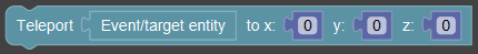 Teleport block