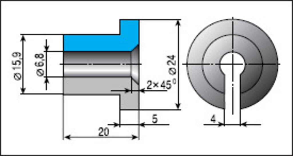 Упор троса сцепления