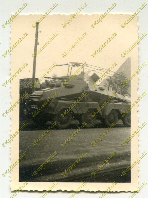 Foto, schwerer Panzerspähwagen (Fu) Sdkfz.232, 8-Rad, Nahaufnahm