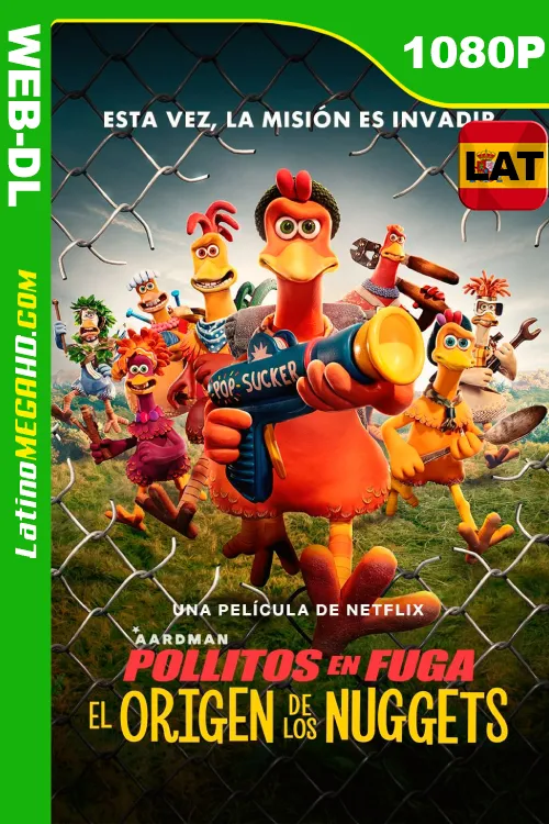 Pollitos en fuga: El origen de los nuggets (2023) Latino HD NF WEB-DL 1080P LIGERO