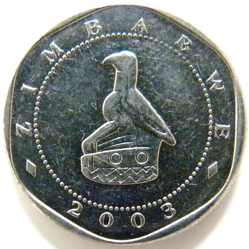 ¡¡Safari!! 10 Dólares. Zimbabwe (2003) ZBW-10-D-lares-2003-anv