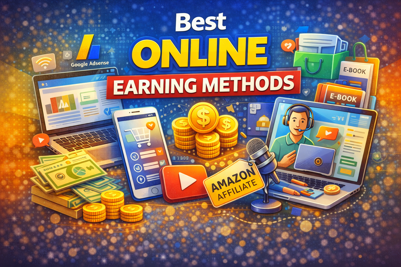 Best Online Earning Methods for Beginners Step by Step