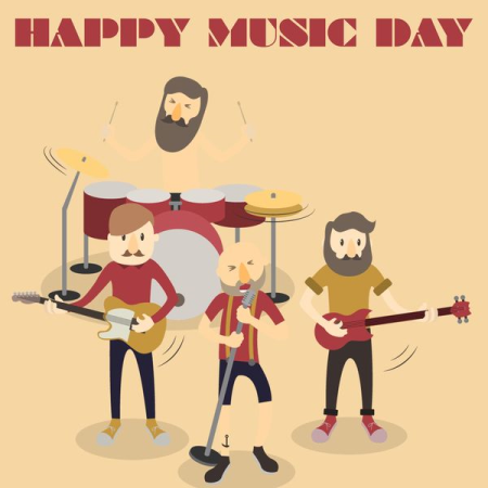 Various Artists - Happy Music Day (The Top Selection Happy Rock Music) (2020)