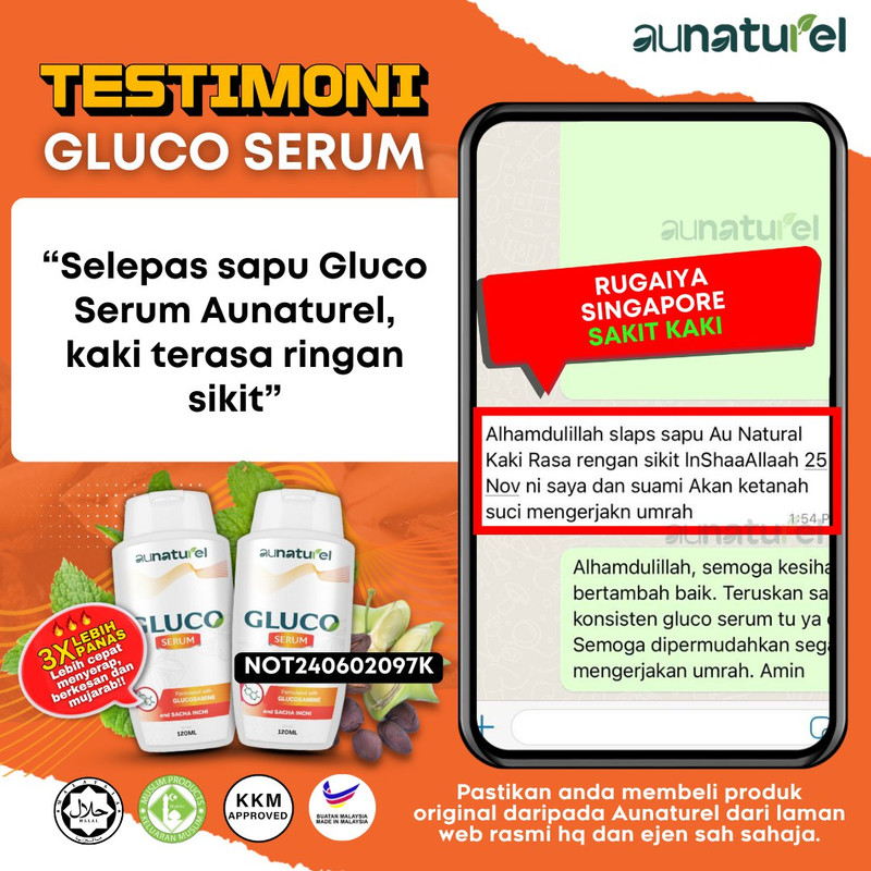 Testimoni Rugaiya, Singapura, sakit kaki