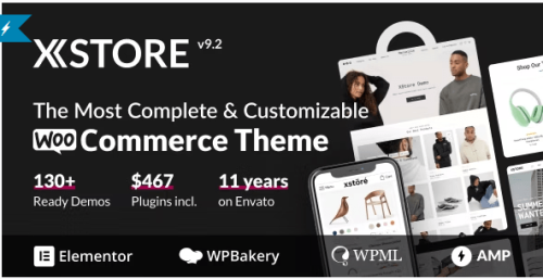 ThemeForest - XStore v9.3.4 - Multipurpose WooCommerce Theme NULLED
