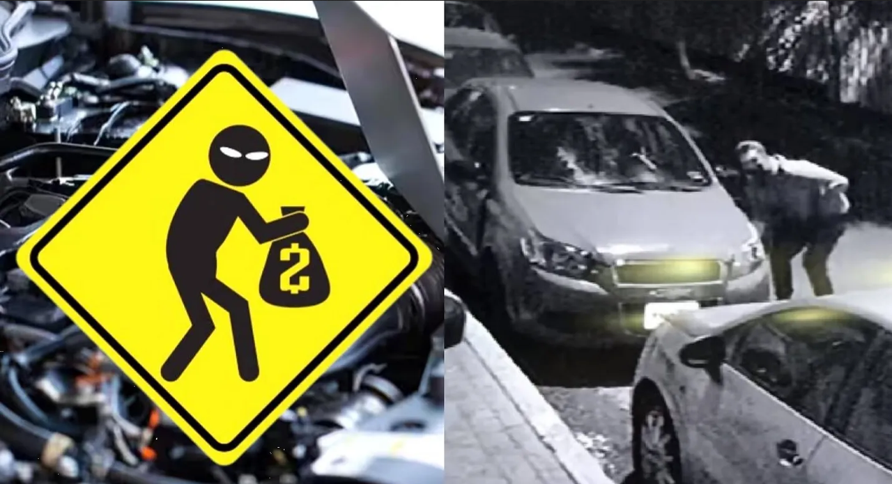 Ladrones roban la computadora de un coche en CDMX, video revela modus operandi