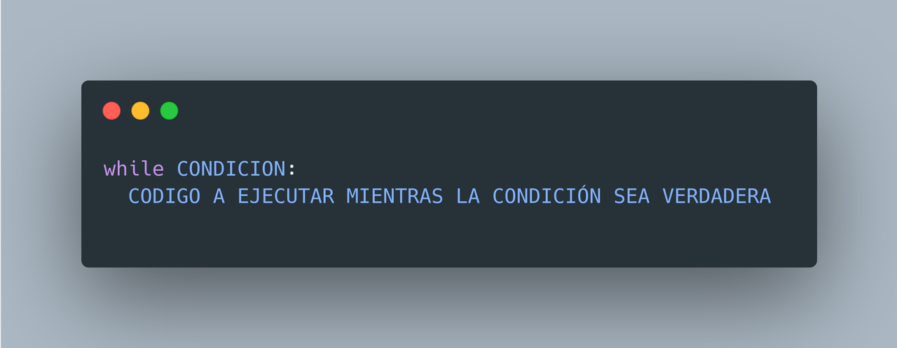 Estructura de la sentencia while