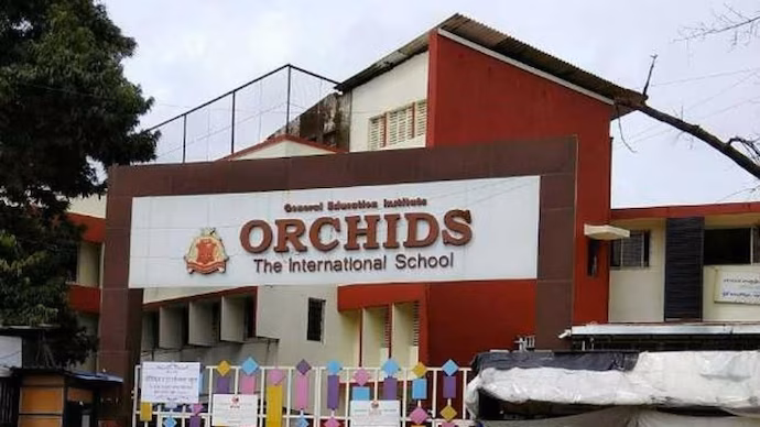 Modern campus of Orchids The International School.
