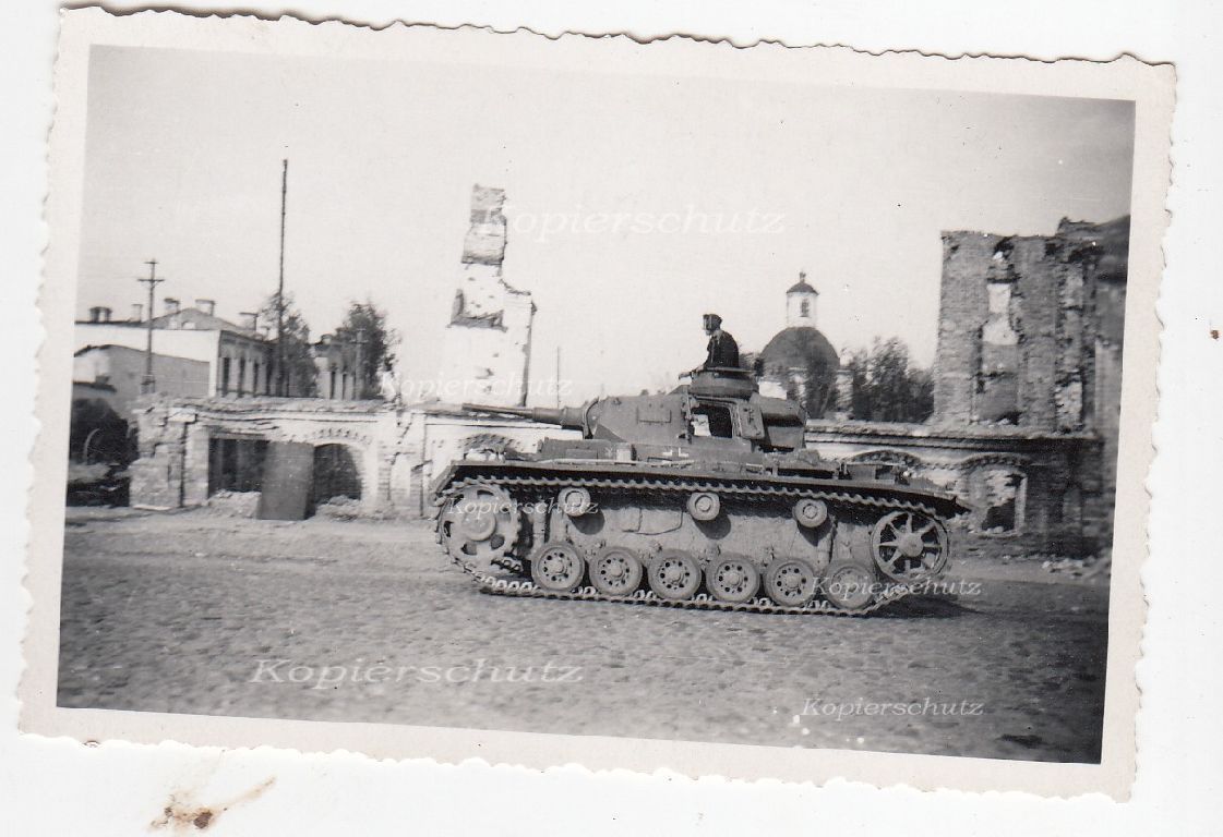 Foto Weißrussland Minsk dt. Panzer Tank