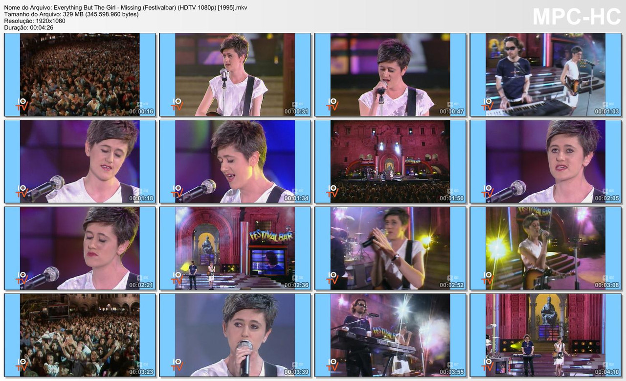 Everything But The Girl - Missing (Festivalbar) (HDTV 1080p) [04.09.1995]