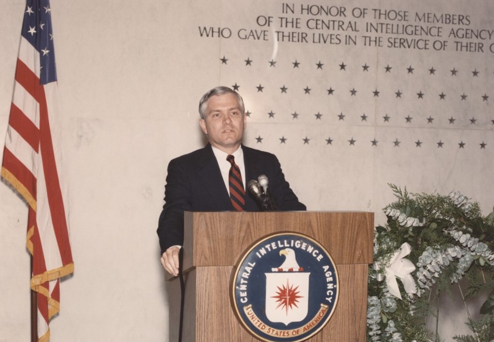 Robert Gates as Deputy Director in the first Memorial Ceremony was held in 1987