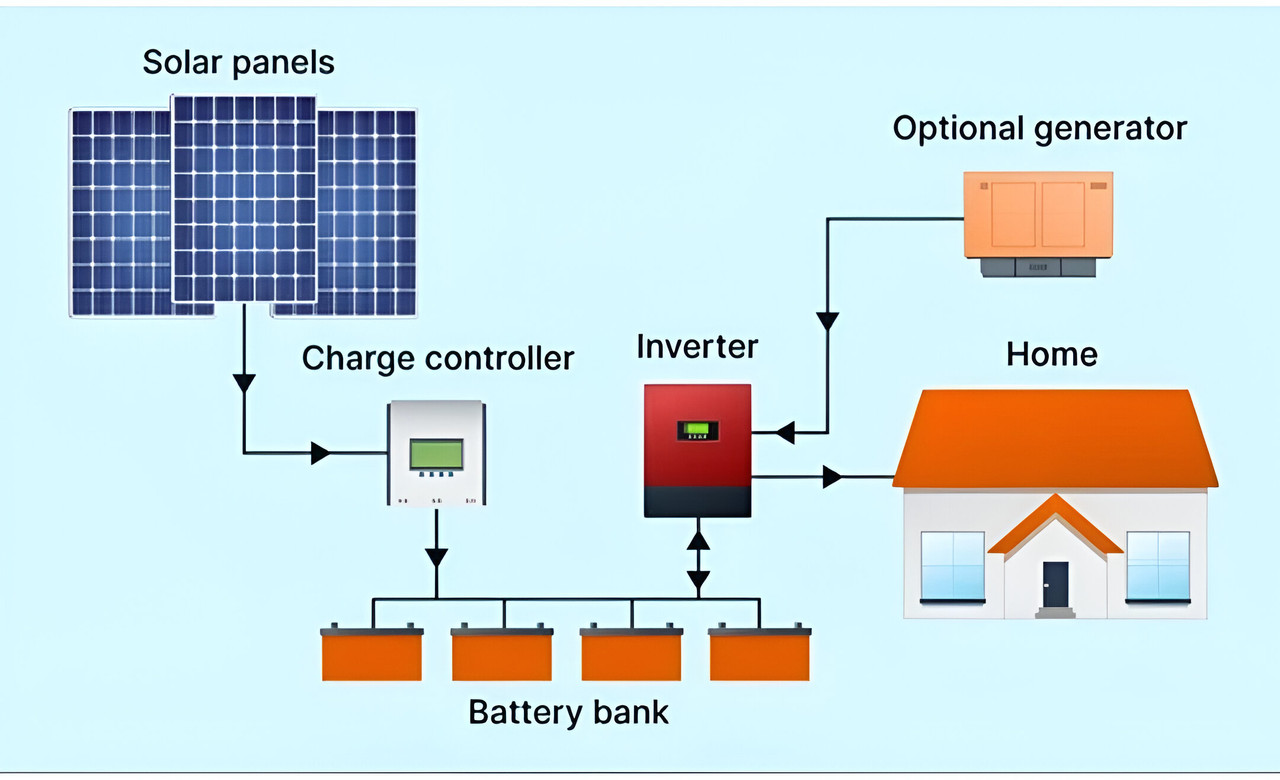 Off-Grid/Hybrid Diagram