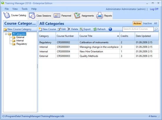 Training Manager 2019 Enterprise 3.2.1011.0