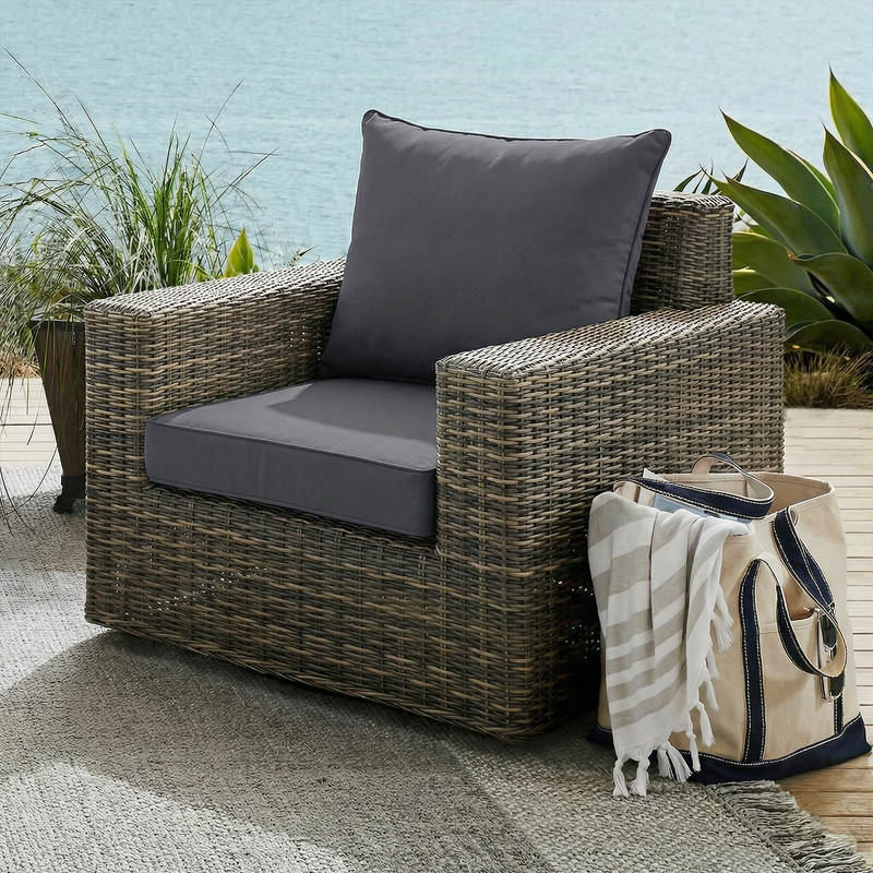 Outdoor Patio Chair Cushions Set Water Resistant Cushions 23.62'' x 23.62''