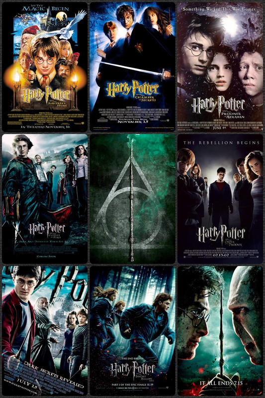 Harry Potter (2001 - 2011) COMPLETE (1080p BDRip x265 10bit EAC3 5.1 - xtrem3x) [TAoE]