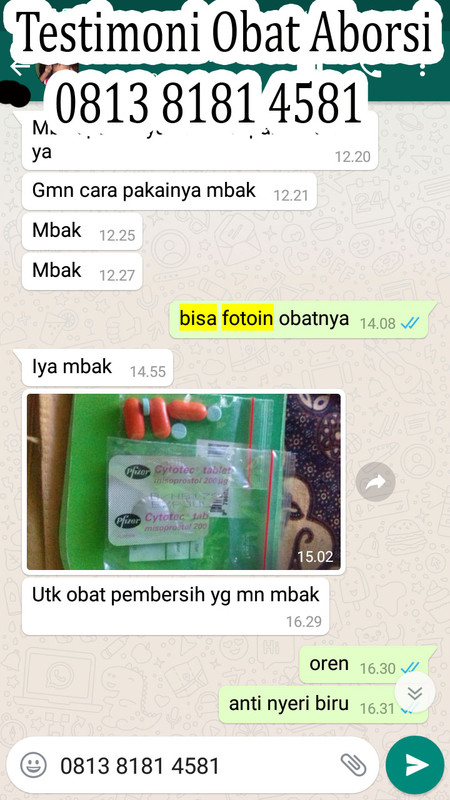 Testimoni Obat Aborsi Sampai 4
