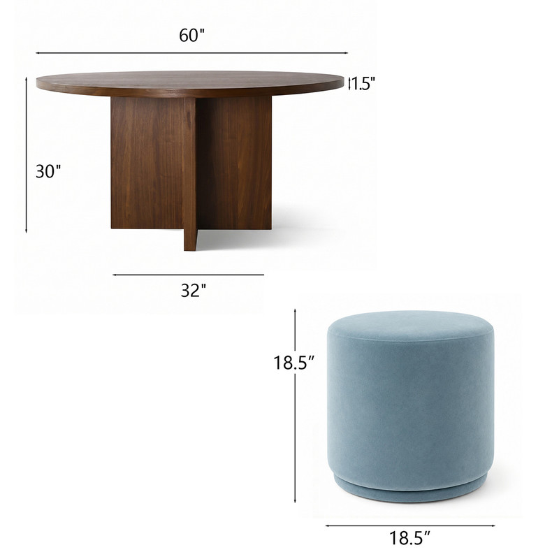HOUSTON 60 WALNUT CIRCO VELVET 6 blue (4)