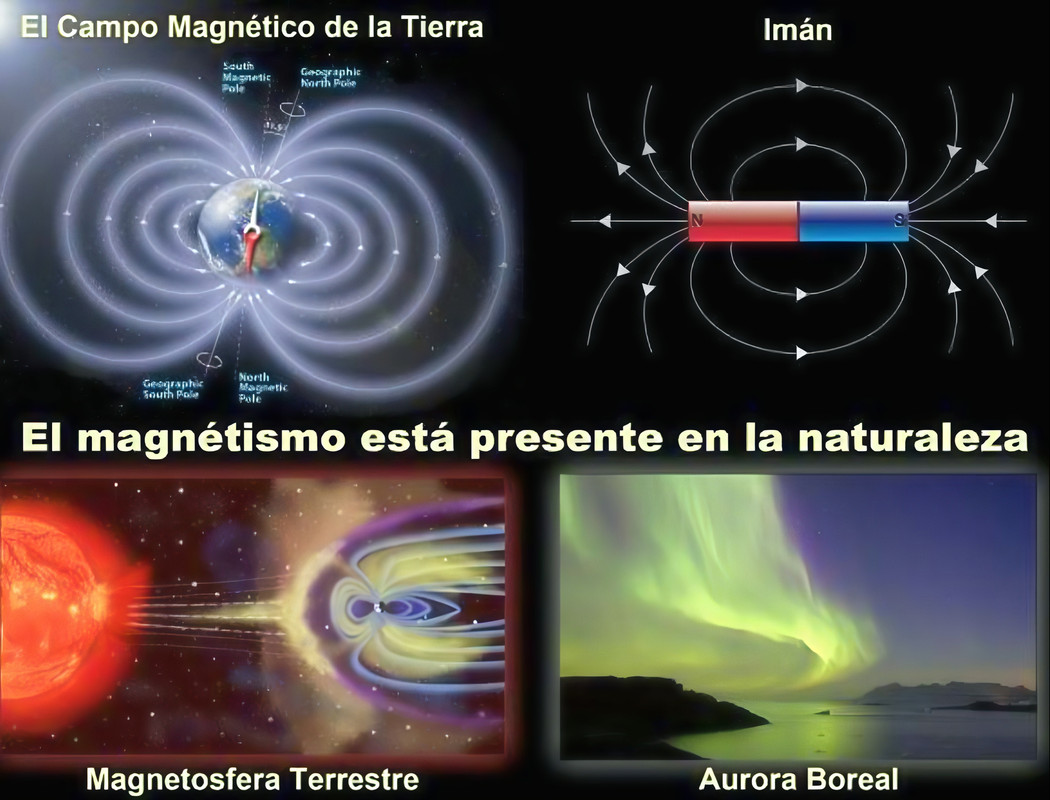 campo magn�tico en la Naturaleza y en la Tierra 
