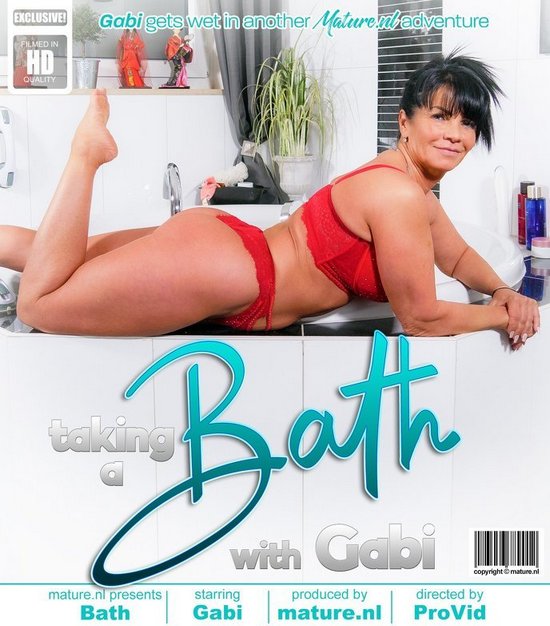 Gabi - MILF Gabi takes a bath and gets extra wet when she starts playing with her pussy (04.05.2023)