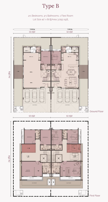 The Camellia Type B floor plan in Gamuda Cove, Dengkil, Selangor