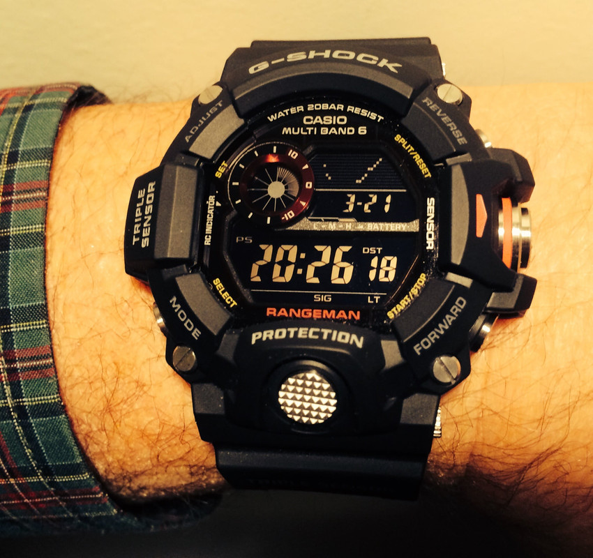G shock rangeman battery best sale