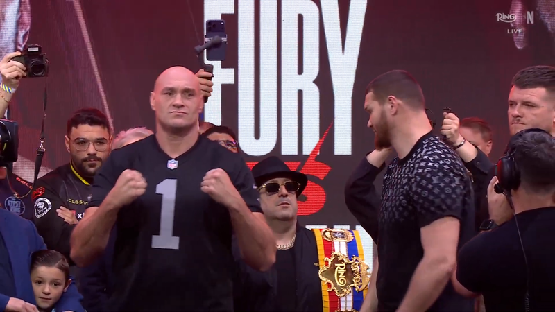 Тайсън Фюри беше малко по-тежък от Арсланбек Махмудов