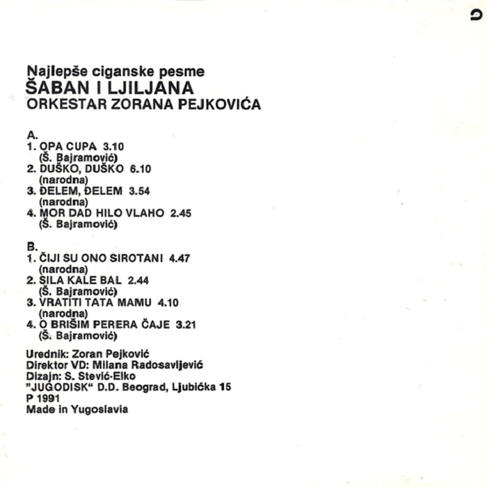 Saban i Ljiljana 1991 zadnja