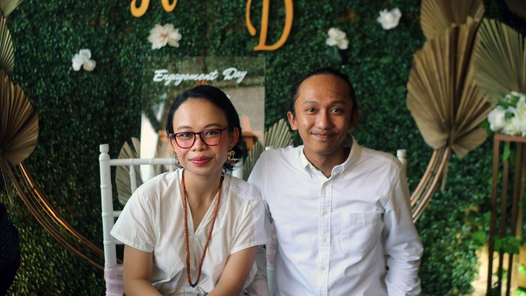 Nisrina bersama kekasihnya
