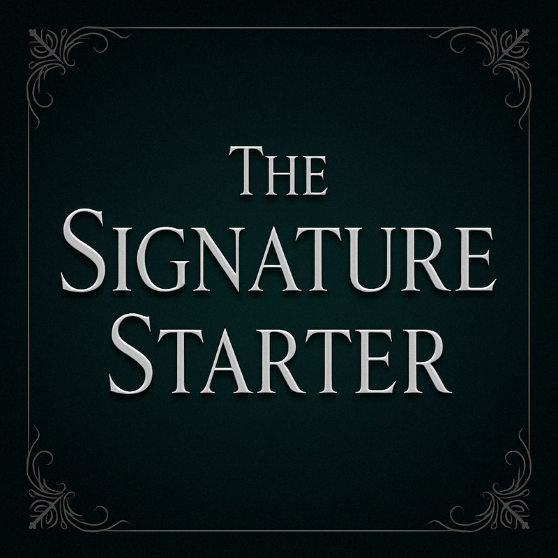 The Signature Starter Banner