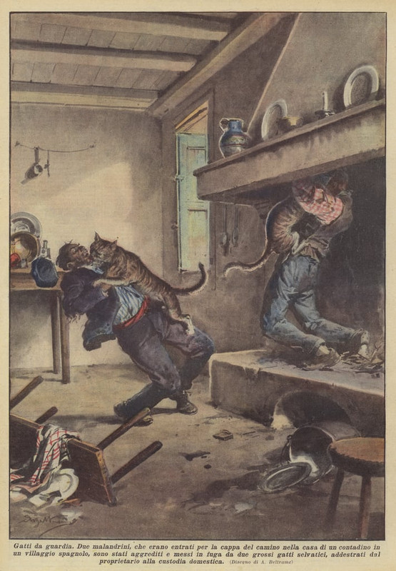 Achille_Beltrame_-_Gatti_da_guardia_-_(MeisterDrucke-404330)