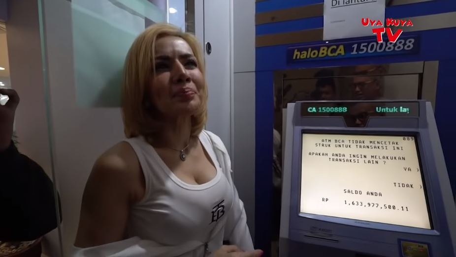 Selebriti tunjukkan isi rekening