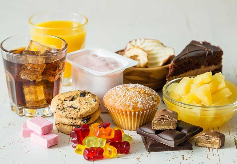 Handled and Sugary Foods