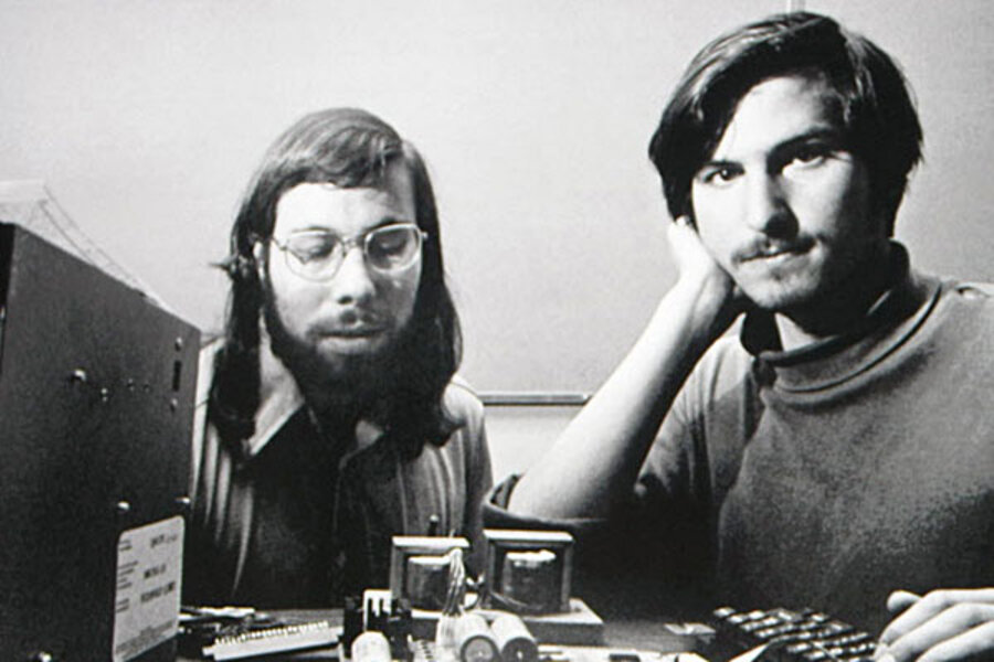 Steve Jobs and Steve Wozniak