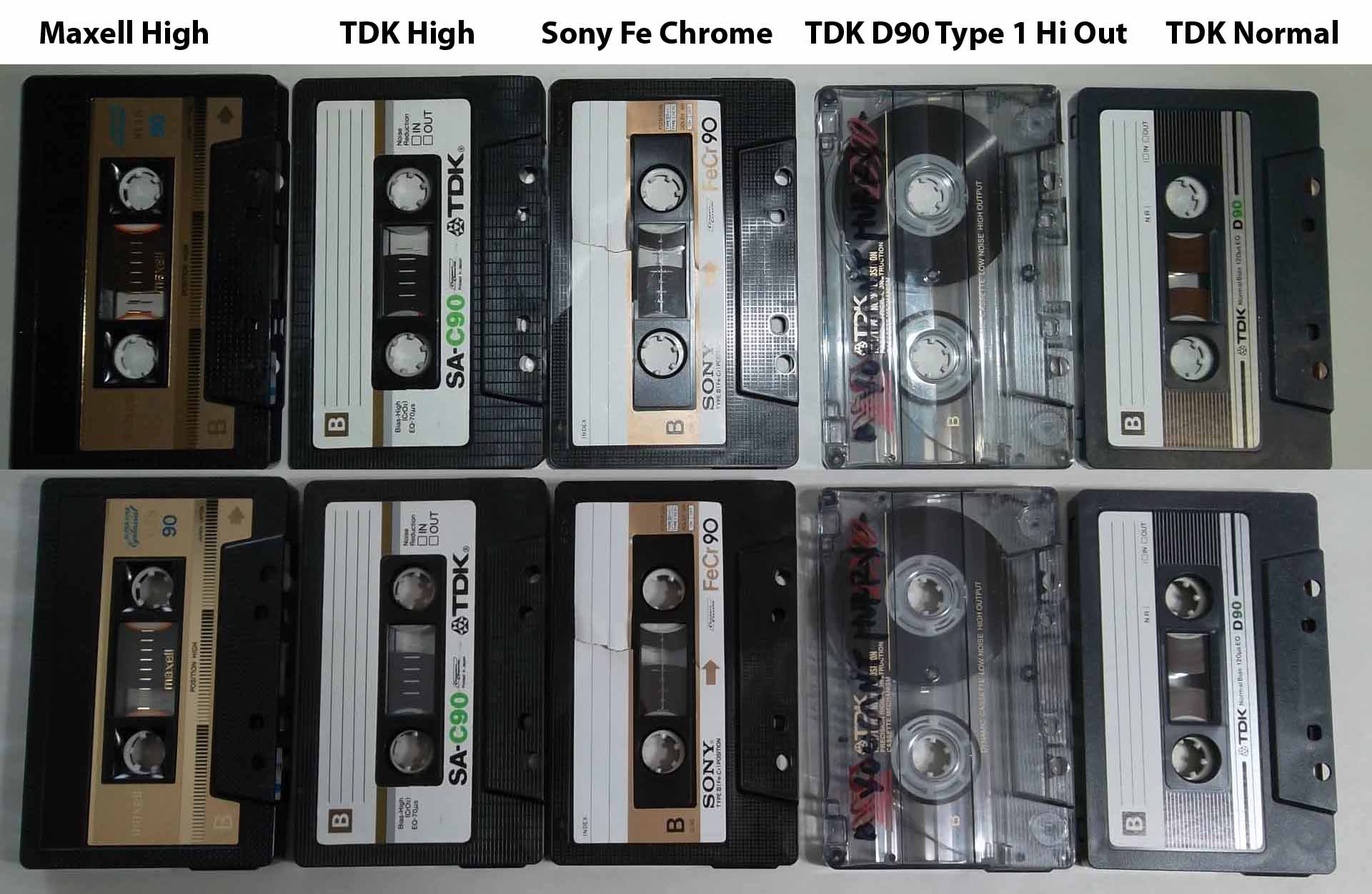Maxell cassette tapes - which are the better ones?