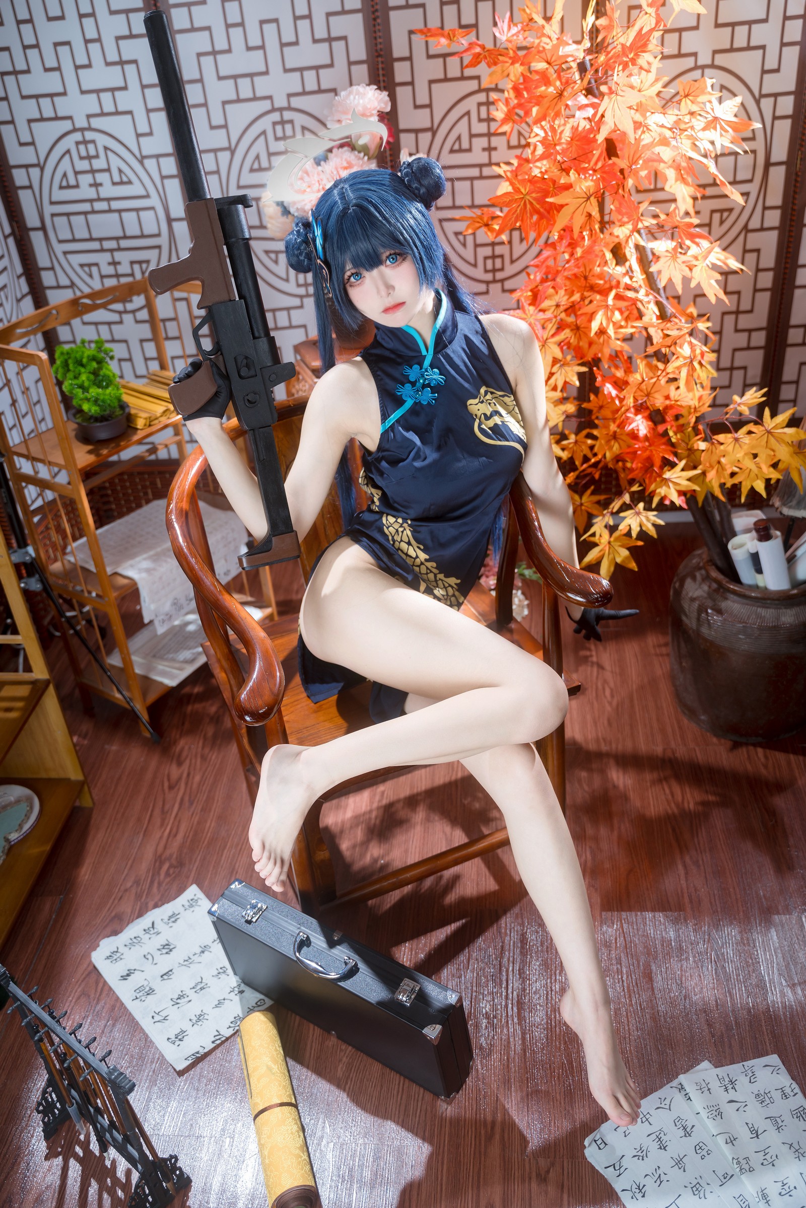 九柒喵 – 碧蓝档案 妃咲 Cos 高分辨率写真（28P-137M）蓝档案角色合集插图5
