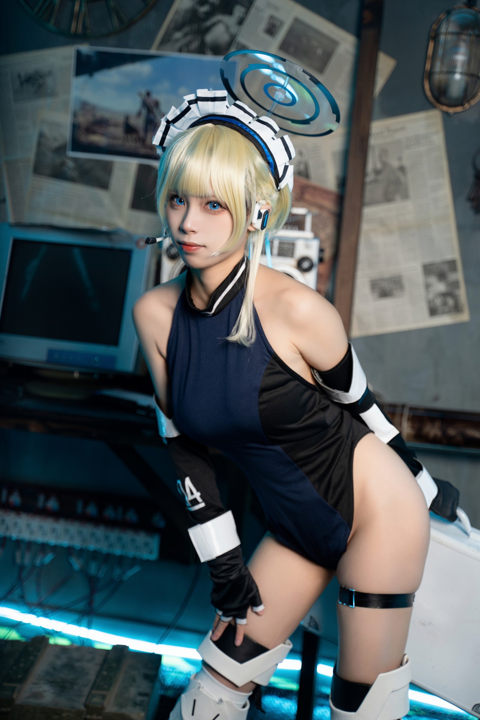 三無人型美女写真：飞鸟马时兔女郎战斗服 COS（60P／389.1M）插图2