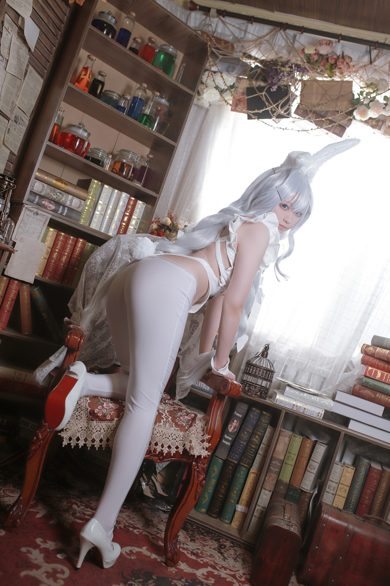 朝霧愛 – 恶毒 ル・マラン Cosplay 高清写真（27P-338.7M）碧蓝航线插图4