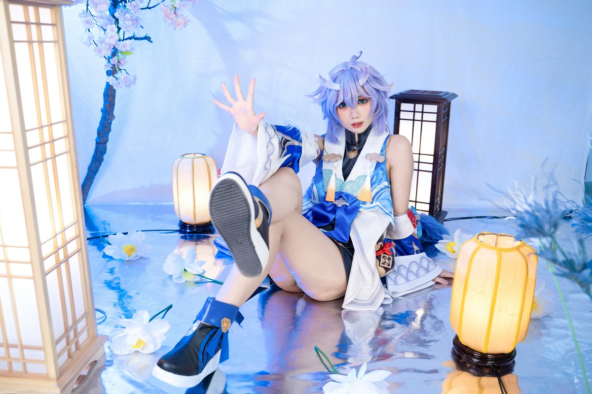 PoppaChan Bailu Cosplay Deluxe (Honkai Star Rail) – 155 Photos 12 Videos 459MB插图2