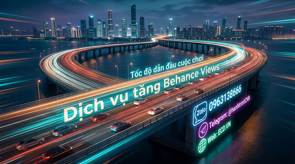 dịch vụ tăng behance views uy tín behance adobe
