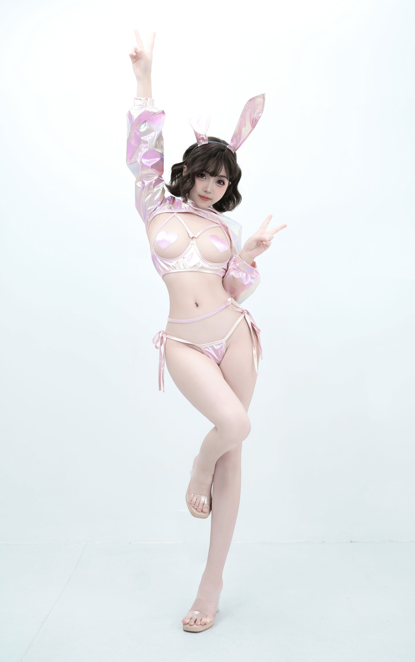 Bangni邦尼 – 粉色兔兔 Cosplay 高清写真集（102P-10V-809.1MB）插图5