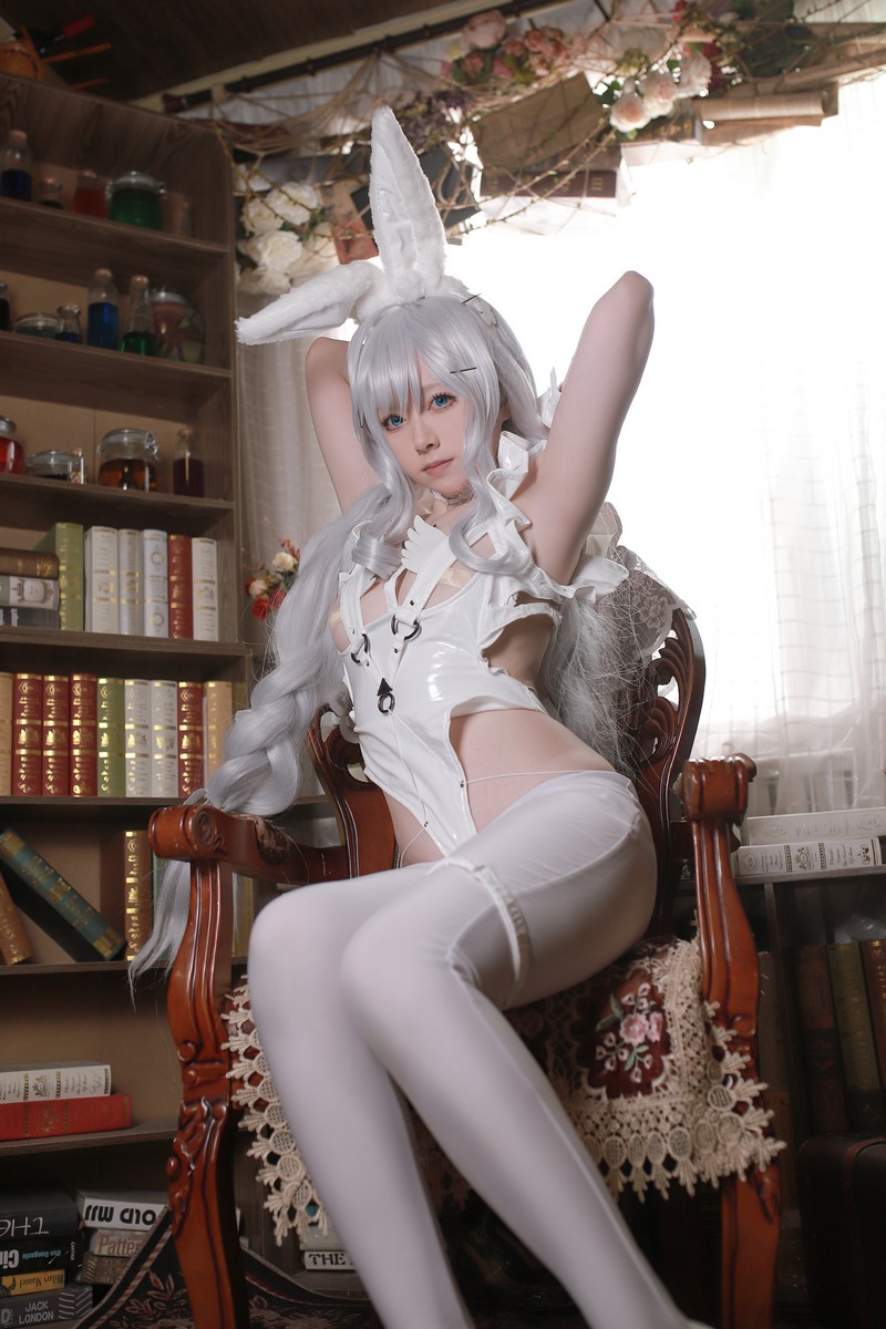 Asagiriai（愛ちゃん）兔女郎Cosplay写真图集 性感兔女郎主题 27P (321MB)插图3