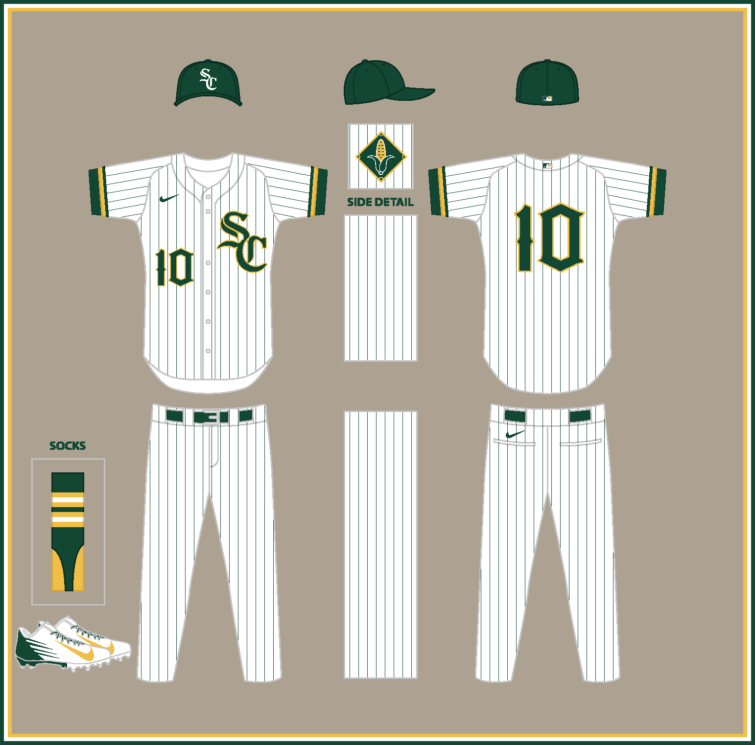 What If Every MLB Team Kept Its Original Look? (Sioux City Cornhuskers