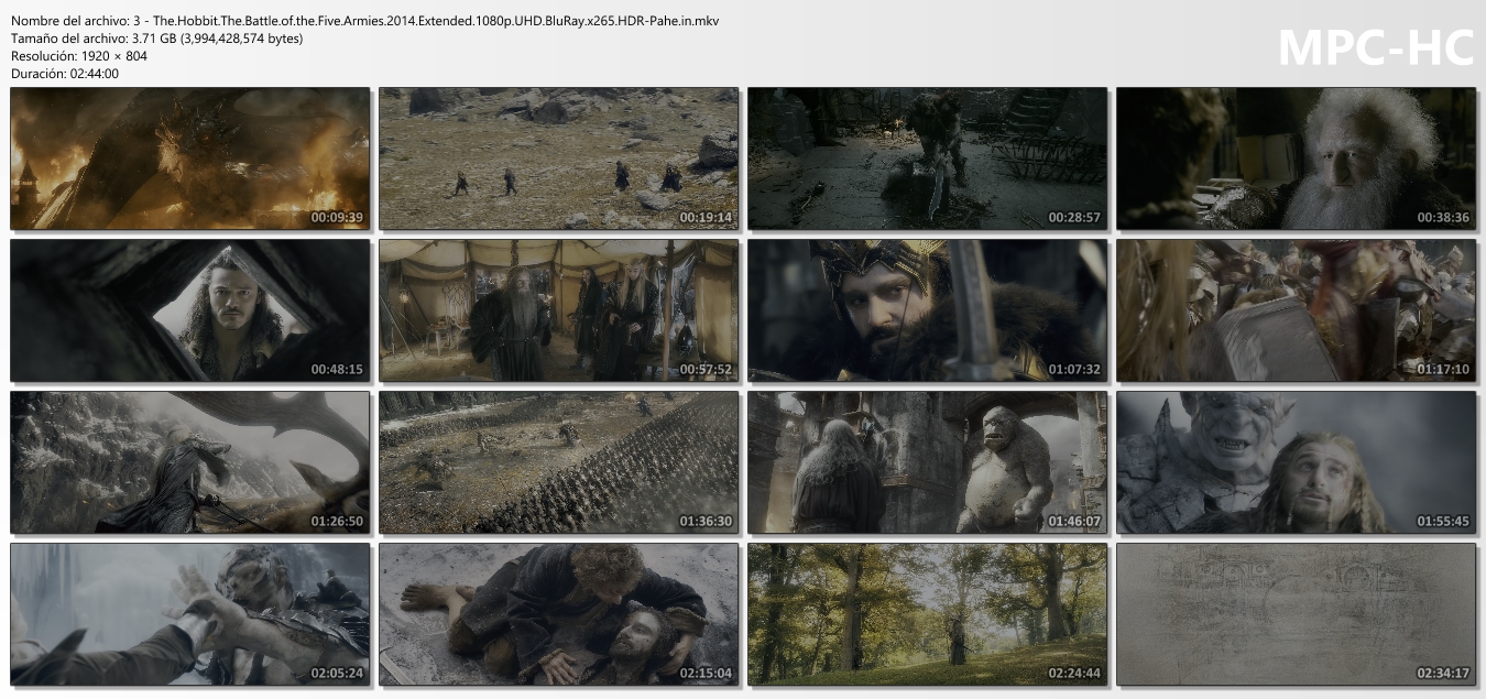 El Hobbit (2012-2014) 1080p Versión Extendida