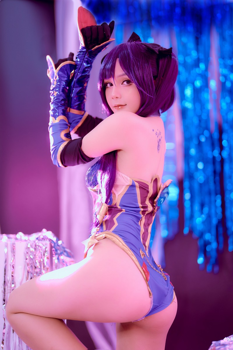 Joyce Lin2x Mona Cosplay Genshin Impact 高清写真 33P插图