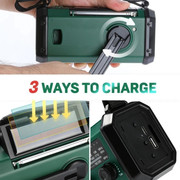 Emergency Crank Radio Flashlight and Reading Lamp