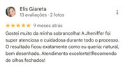 Cliente satisfeita Google