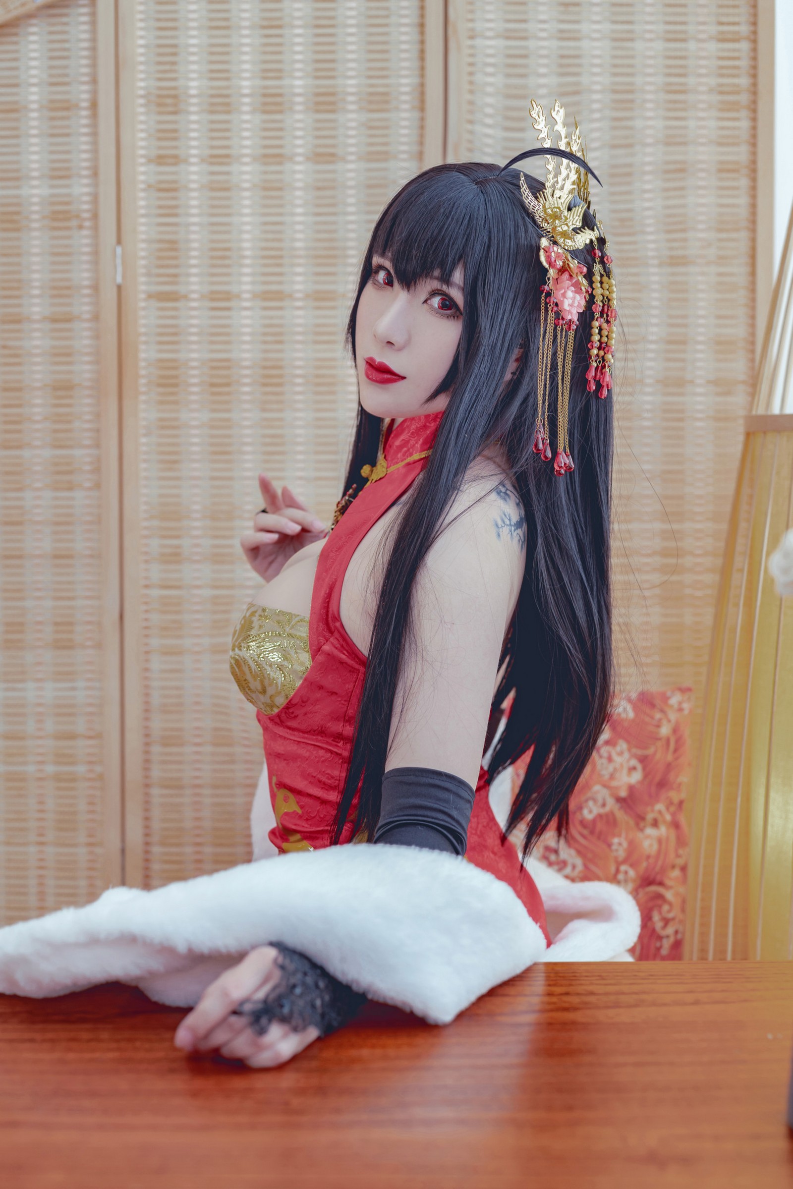 羊大真人 – 大凤 凤鸣春晓 Cosplay 高清写真集（23P-318.8MB）碧蓝航线插图9